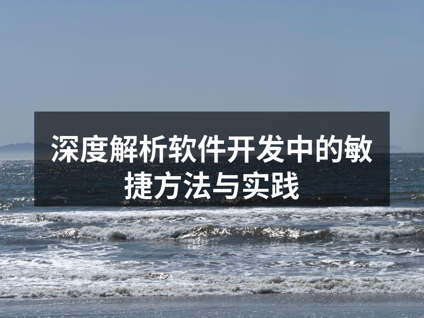 深度解析软件开发中的敏捷方法与实践