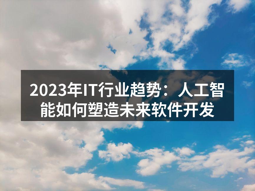 AI工具在软件开发中的应用