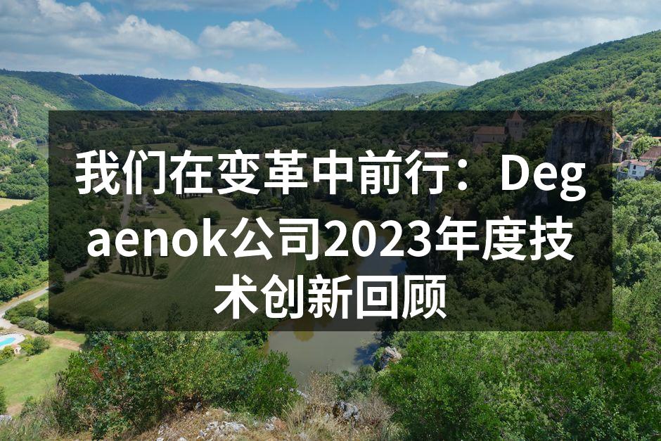 Degaenok团队在技术创新研讨会上